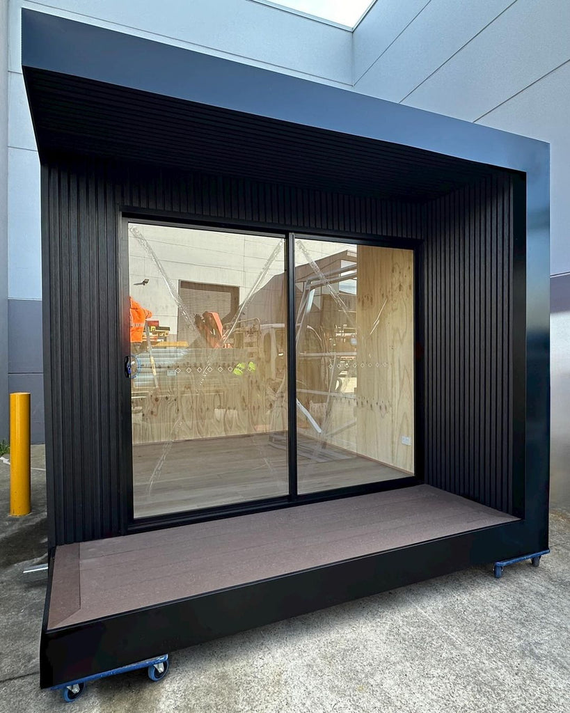 Modular studio facade wraparound