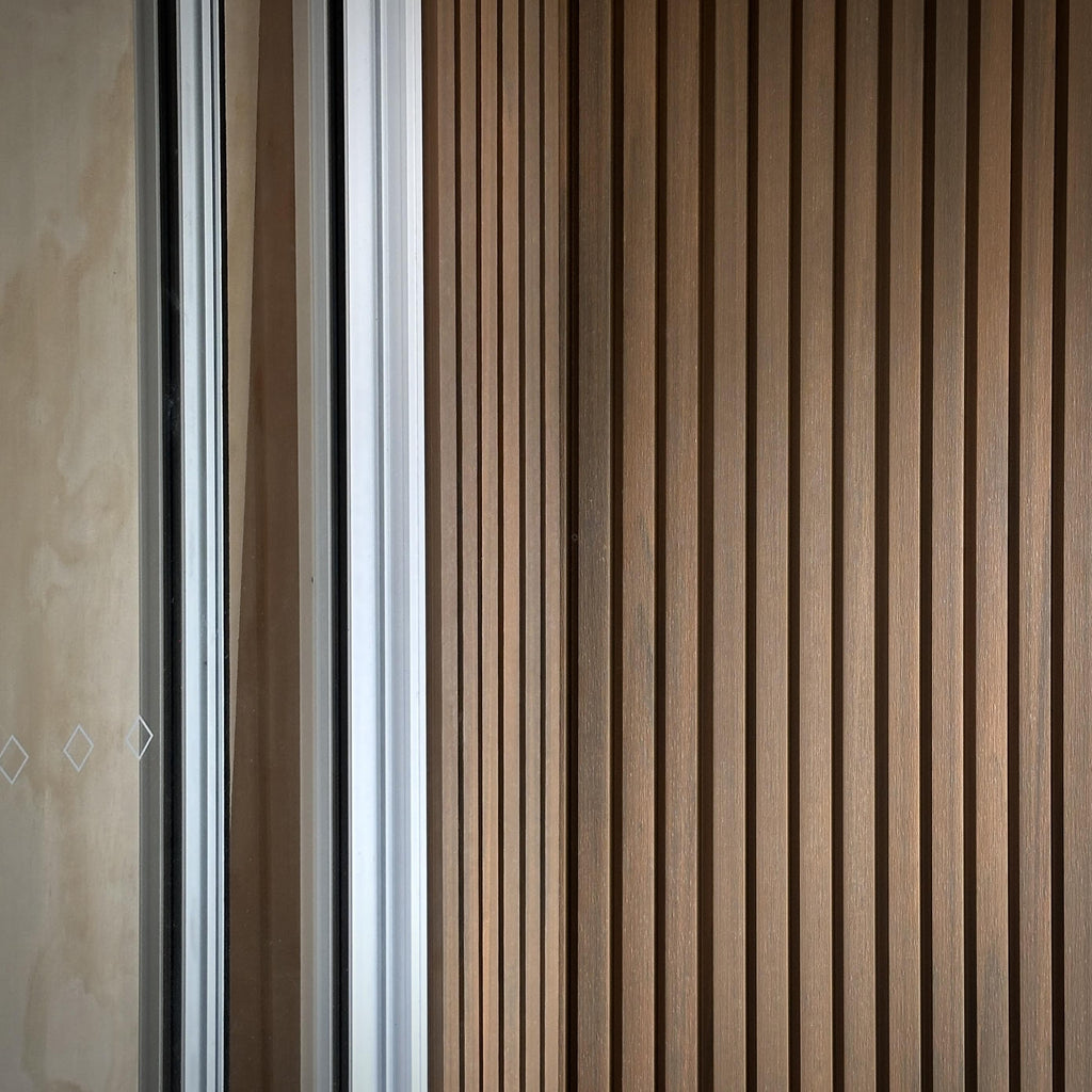 Maple colour feature wall cladding